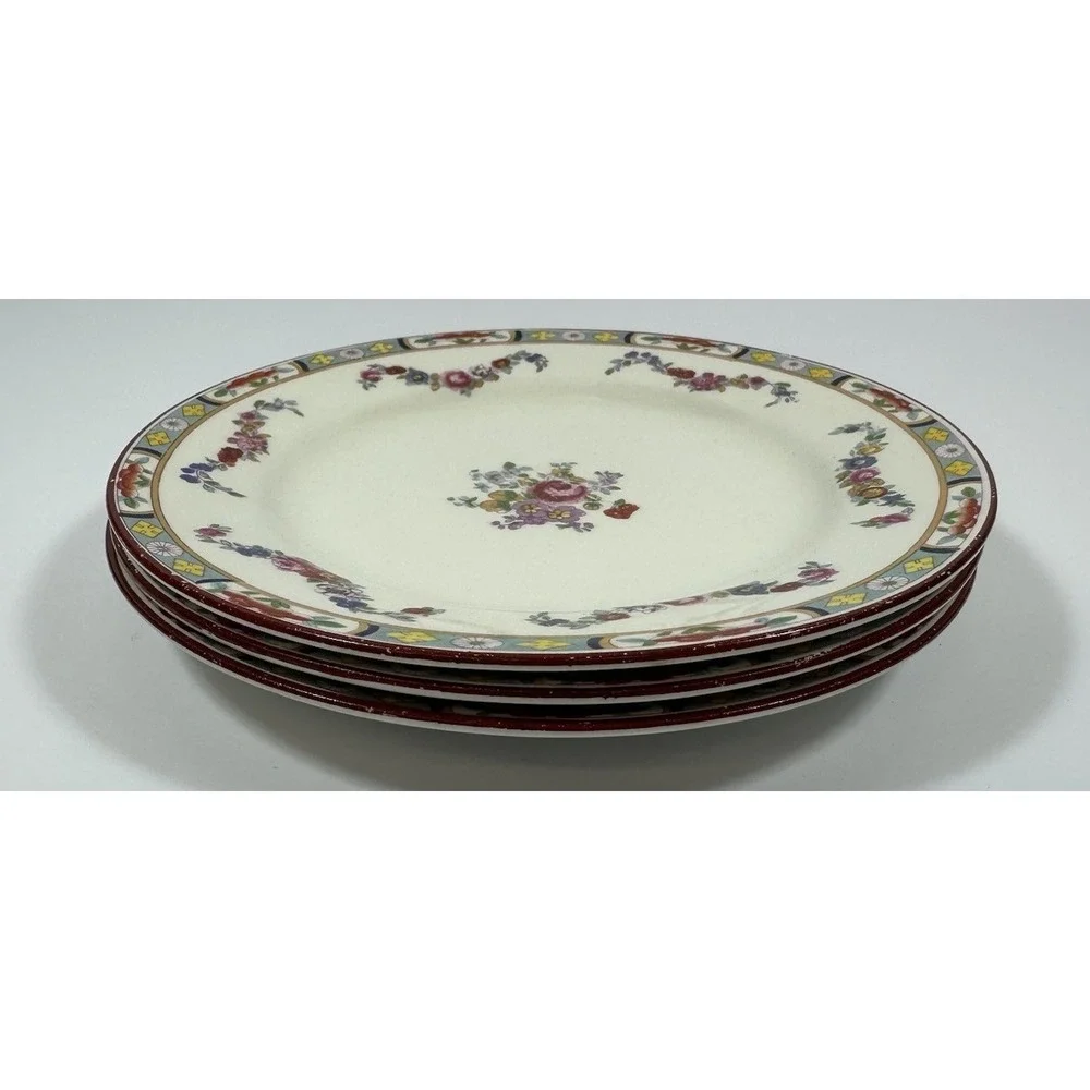 J G Meakin Hanley England Bread Plates 6 3/4